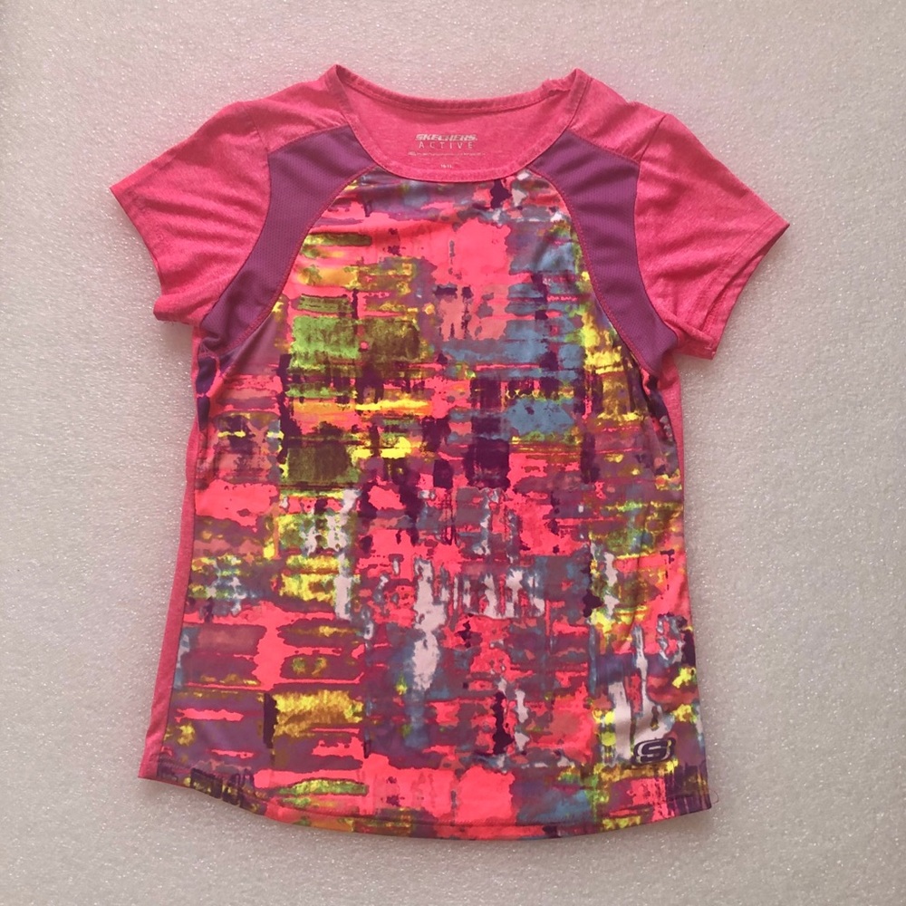 Skechers Active Girls Tshirt Large Sz 10-12